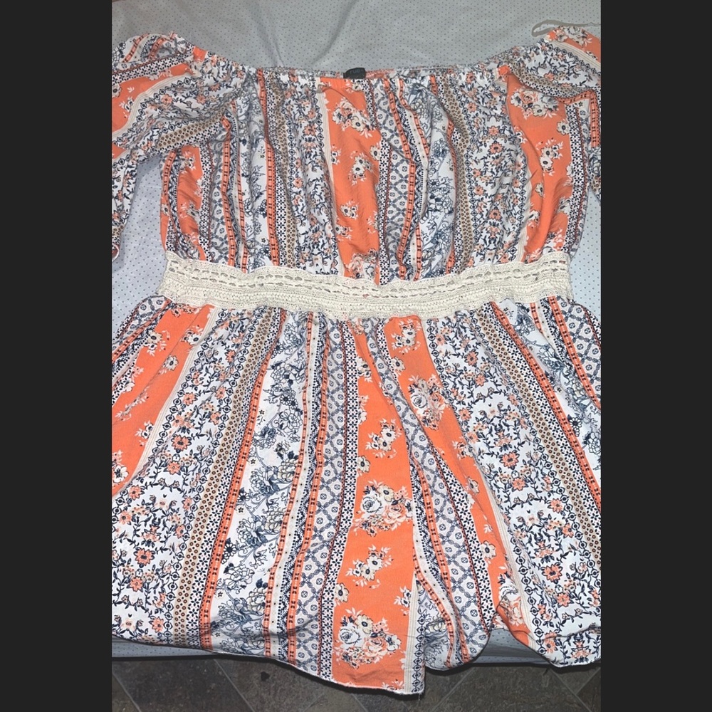 Rue 21 Plus Women Off The Shoulder Romper